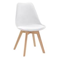 Verno chaise scandinave blanche