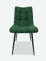 Alba chaise en tissu vert foret