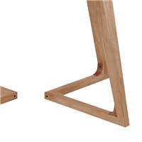 Bianca table ronde pour 4 personnes en bois d'acacia Ø115