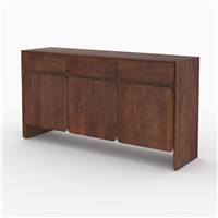 Baty buffet en bois de manguier 3 portes et 3 tiroirs