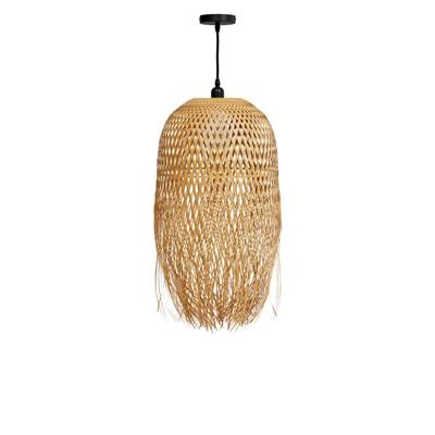 Sinner suspension en bambou naturel et métal ø35