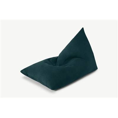 Andra fauteuil poire, velours côtelé vert sapin