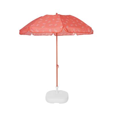 Fold parasol en toile orange ananas ø160