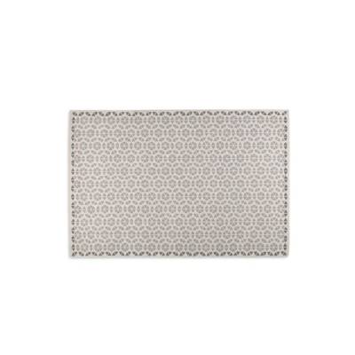 Trio grand tapis laine gris 200x300