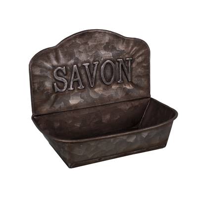 Porte savon zinc