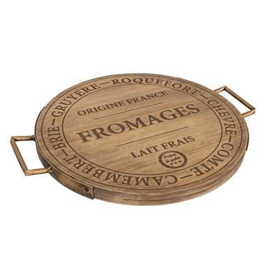 Plateau Fromages avec poignées en fer