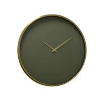 Pendule fond vert Ø51cm