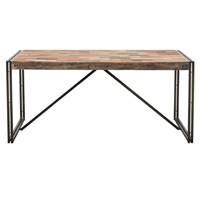 Nautical table à manger en bois de bateau recyclé L175cm
