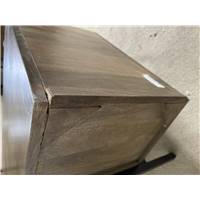 Morland meuble TV compact bois de manguier et noir