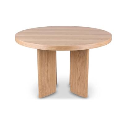 Giulia table à manger ronde en bois naturel