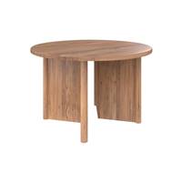 Andria table ronde en bois de teck recycl 4pers. 120