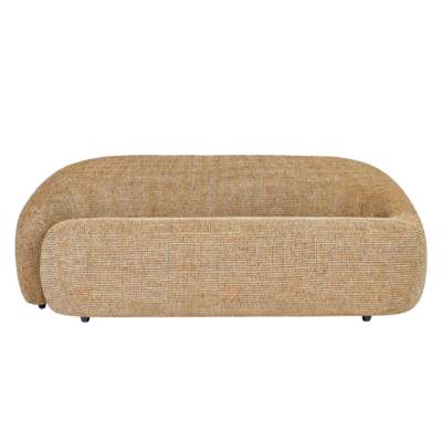 Coppa canapé 2 places en tissu jaune miami