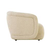 Vico fauteuil en tissu tweed sable