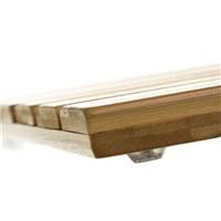 Imbala dalle sortie de douche en bambou naturel 54x35cm