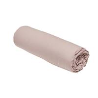 Essential drap housse 90x190 23cm coton rose