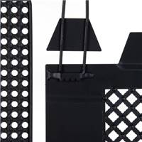 City décoration murale en métal ville