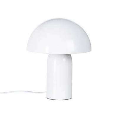 Mushy lampe de table champignon métal blanc H25cm