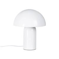 Mushy lampe de table champignon métal blanc H25cm