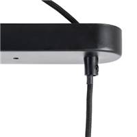 Jaffna suspension en corde de papier tressée 2 ampoules L60,5cm