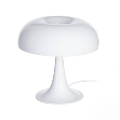 Nessa lampe de table donuts champignon blanc H25cm