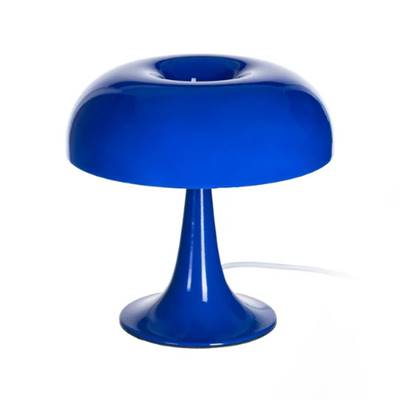 Nessa lampe de table donuts champignon bleu H25cm