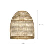 Codrys abat-jour en feuille de palmier et posidonie ?40
