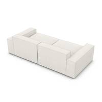 Stacele canapé 2 places en tissu structuré blanc