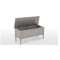 Bourbon banquette ottomane gris