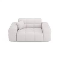 Bloom fauteuil en cuir blanc