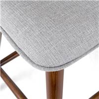 Tabouret teddy Gris Frêne foncé