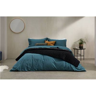 Hylia parure de lit bleu 260x220