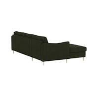 Dory canapé d'angle gauche convertible vert foncé