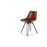Kendal chaise de bureau marron et noir