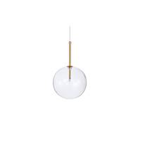 Movado suspension métal doré et sphère transparente 20