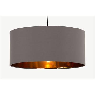 Oro abat-jour simple 45cm gris cuivre