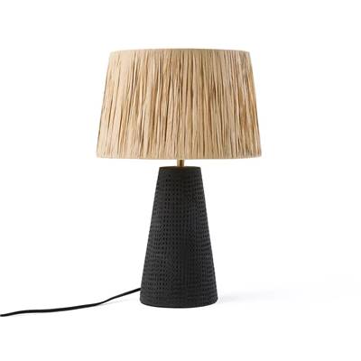 Vahiné lampe de table raphia naturel