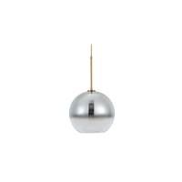 Regolit suspension fer doré et verre noir