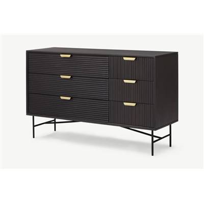 Haines commode noir et laiton
