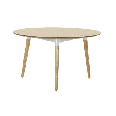 Edelweiss table basse frêne et blanc