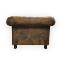 Chesterfield fauteuil marron