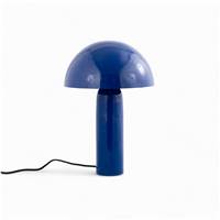 Savior lampe champignon en métal bleu foncé