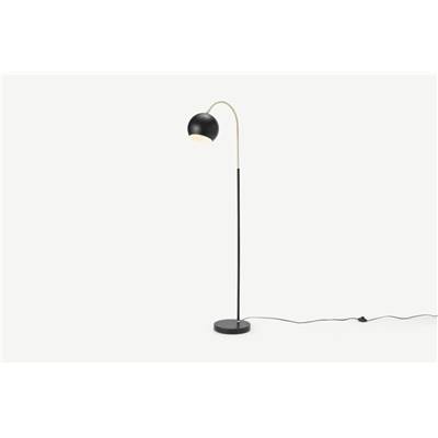 Jak lampadaire noir et laiton