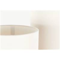 Lance lampadaire blanc et laiton