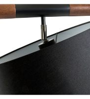 Fanfan lampadaire arc noyer