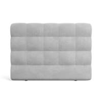 Nastave tête de lit 160cm en velours gris clair
