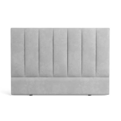 Driska tête de lit 200cm en velours gris clair