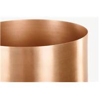 Salix lot de 2 cache-pots sur pieds cuivre