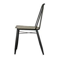 Kiko, Chaise métal et assise bois