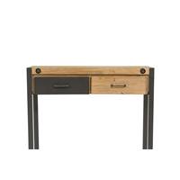 Kiko console acacia et métal 2 tiroirs