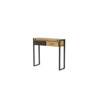 Kiko console acacia et mtal 2 tiroirs